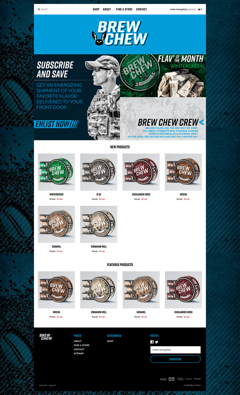 Brew Chew Website Design