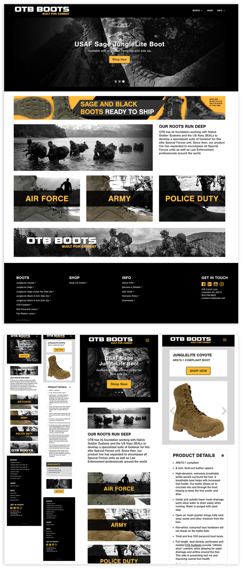 OTB Boots Site