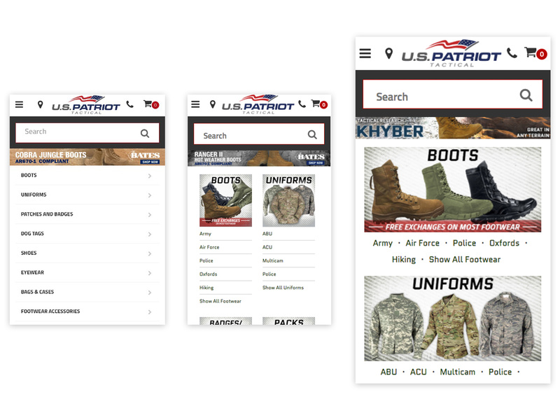 US Patriot Mobile Homepage A/B Test